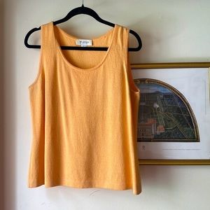 St. John Peach Knit Tank Top